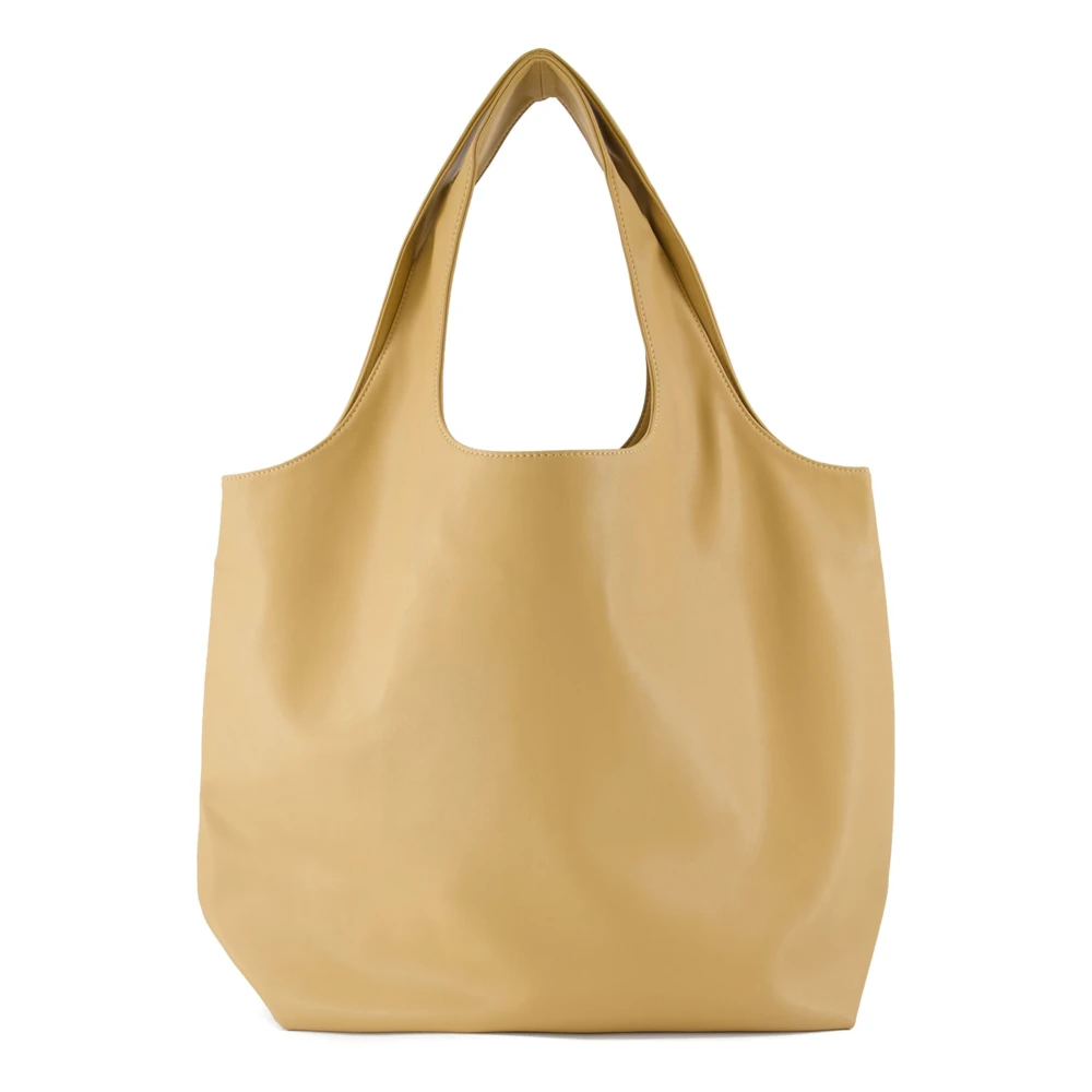 A.p.c. Beige Logo Print Handtas Beige Dames