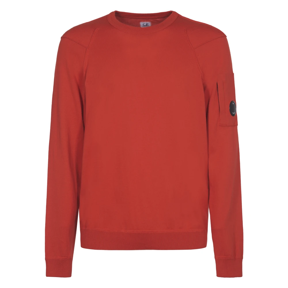 C.P. Company Lens Gebreide Trui in Sea Island Red Heren