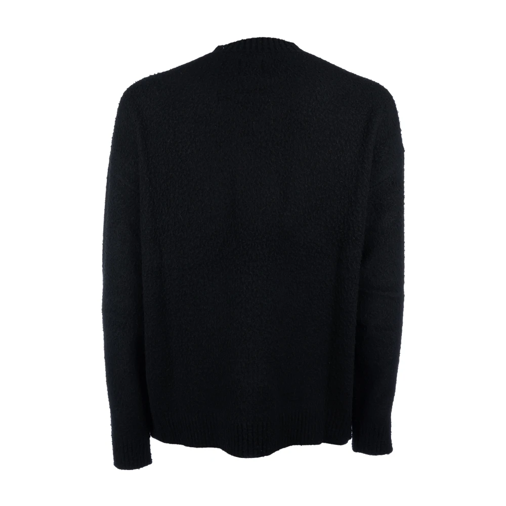 Emporio Armani Stijlvolle Gebreide Collectie Black Heren