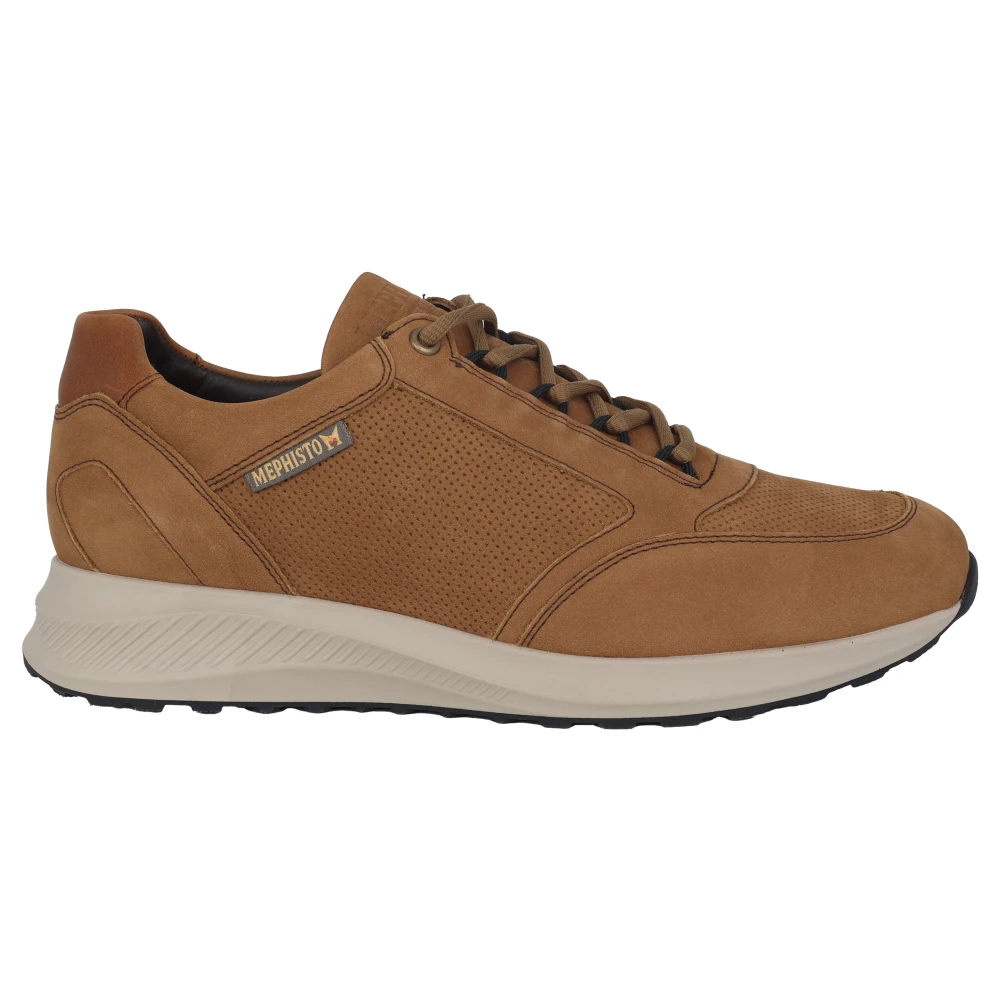 Mephisto Bruine Heren Sneaker Hoge Kwaliteit Heren Schoenen
