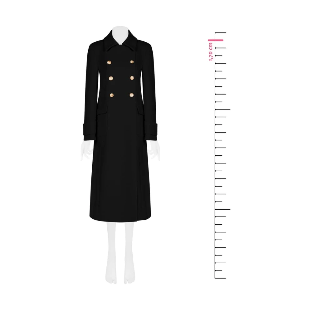 RINASCIMENTO Elegante Jas Collectie Herfst Winter Black Dames