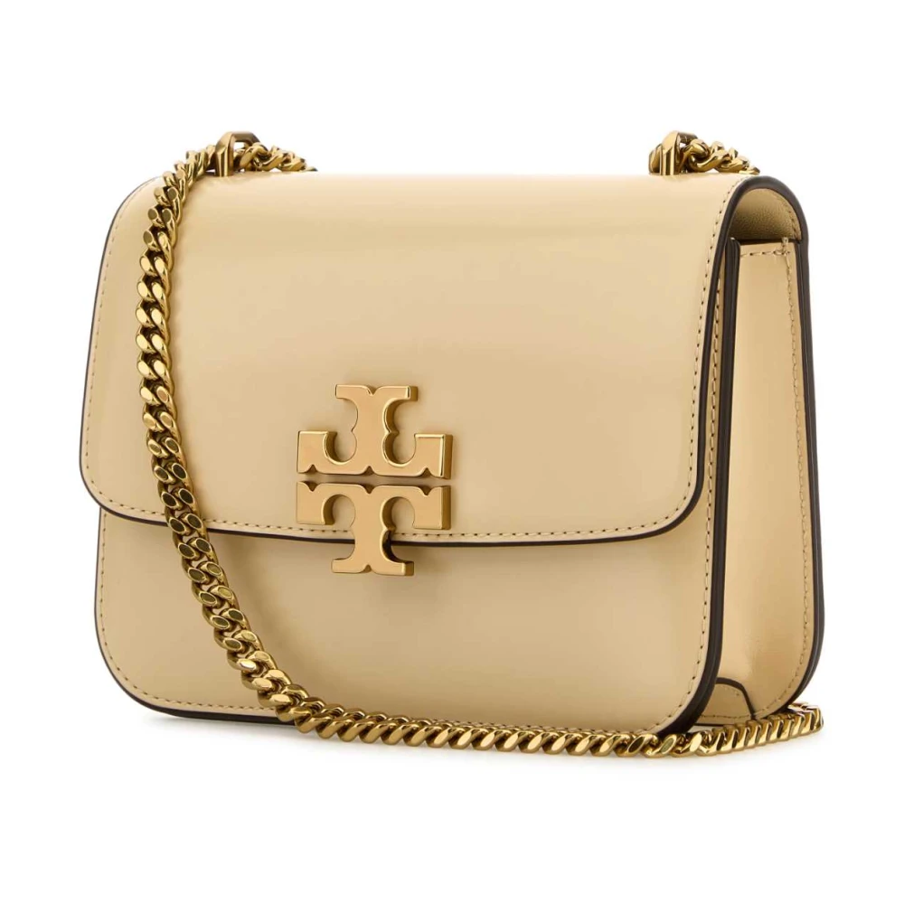 TORY BURCH Eleanor Schoudertas van Crèmekleurig Leer Beige Dames