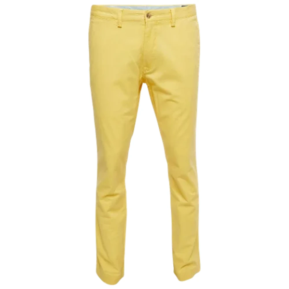 Ralph Lauren Pre-owned Cotton bottoms Yellow Dames