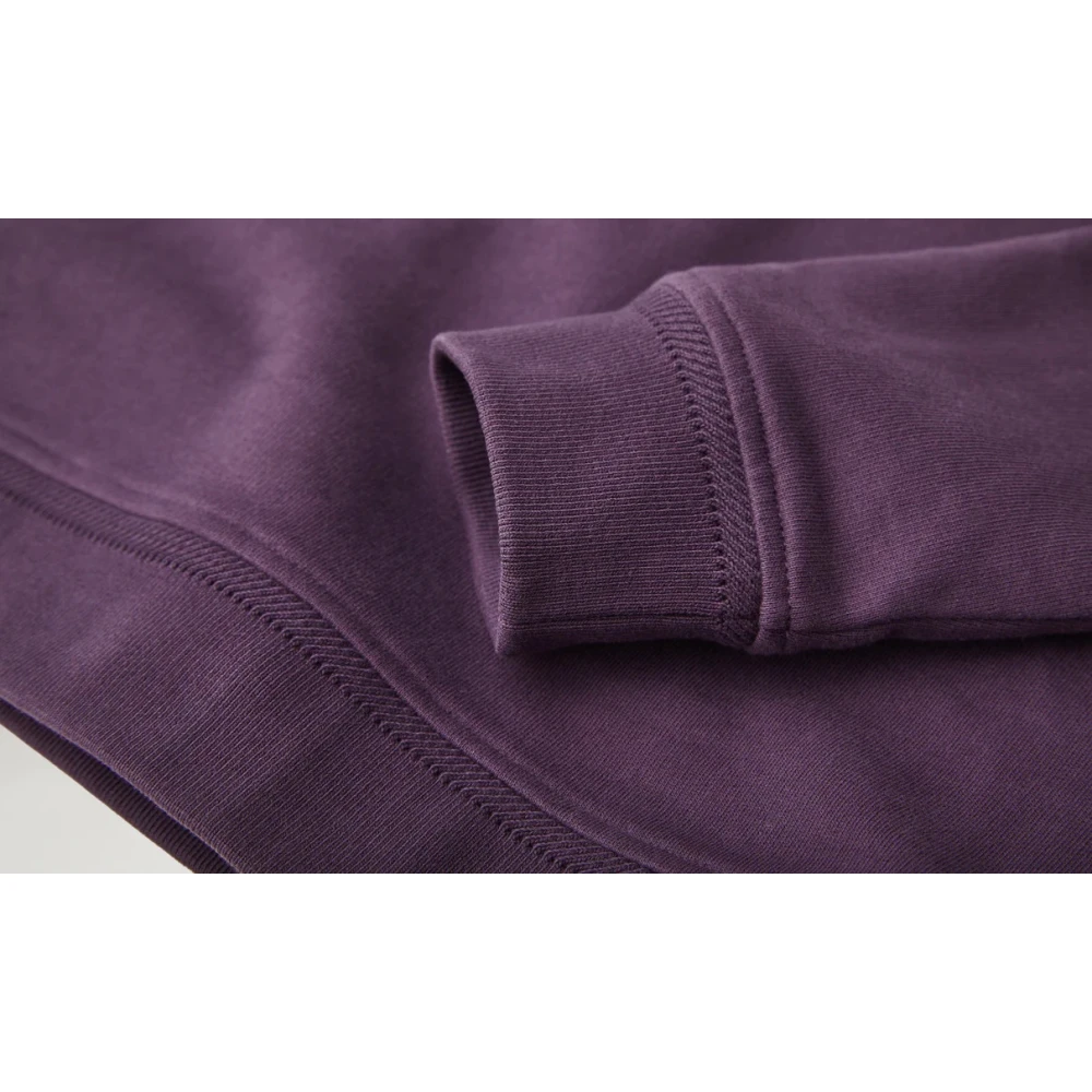 Belstaff Klassieke Dark Garnet Sweatshirt met Bouclé Katoen Purple Heren