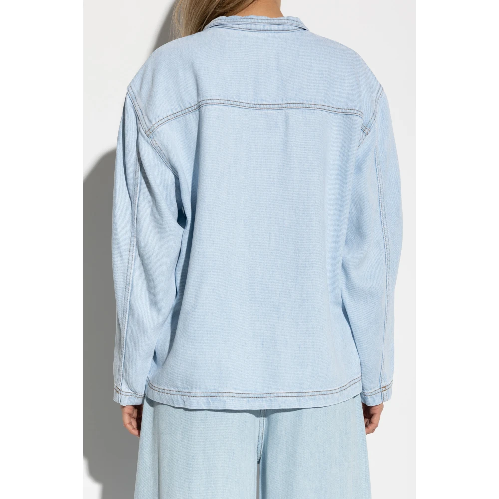 Munthe Denim shirt Fuxalima Blue Dames