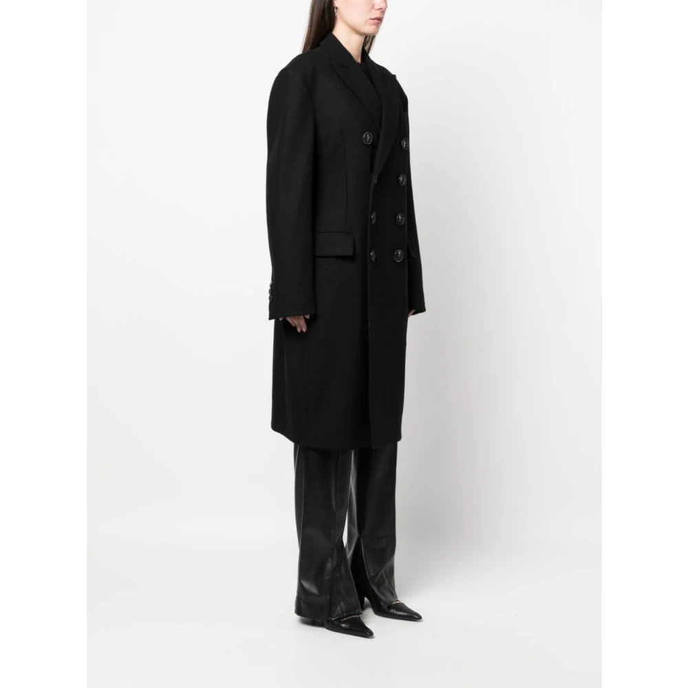 Dsquared2 Stijlvolle Coat voor Mannen Black Dames
