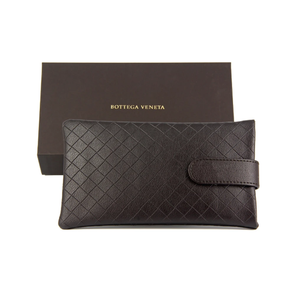 Bottega Veneta Blauwe Rechthoekige Vierkante Gles Black Heren