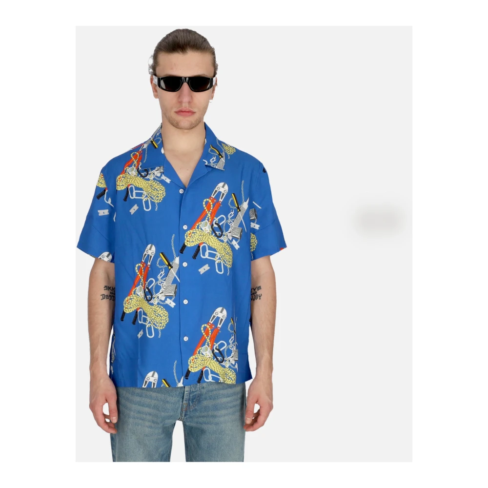 HUF Royal Resort Camp Kraag Shirt Multicolor Heren