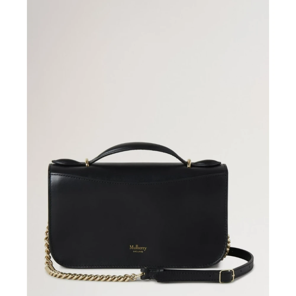 Mulberry Zwarte Lana Day Tas Crossbody Stijl Black Dames