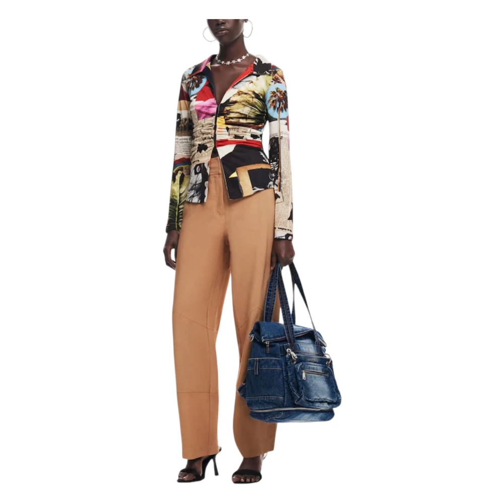 Desigual Dames Lente Zomer Polyester Tassen Collectie Blue Dames