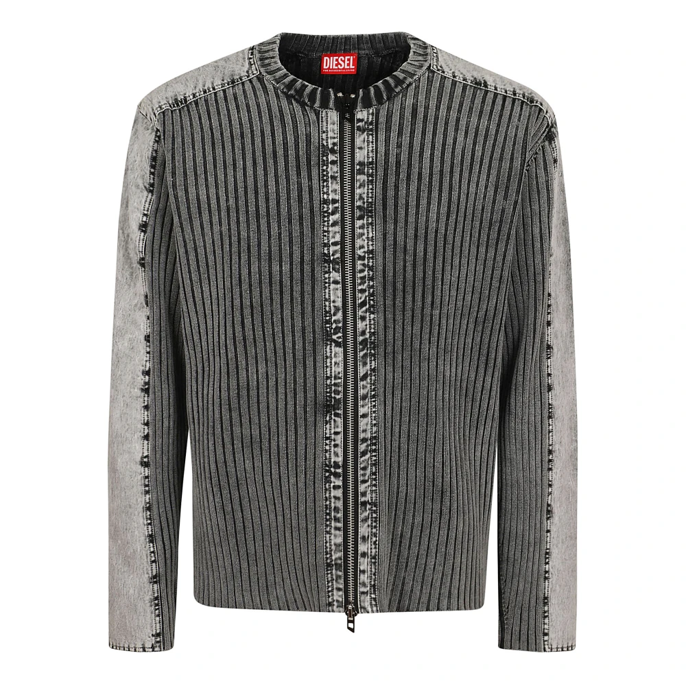 Diesel Zwarte Top voor Mannen Gray Heren
