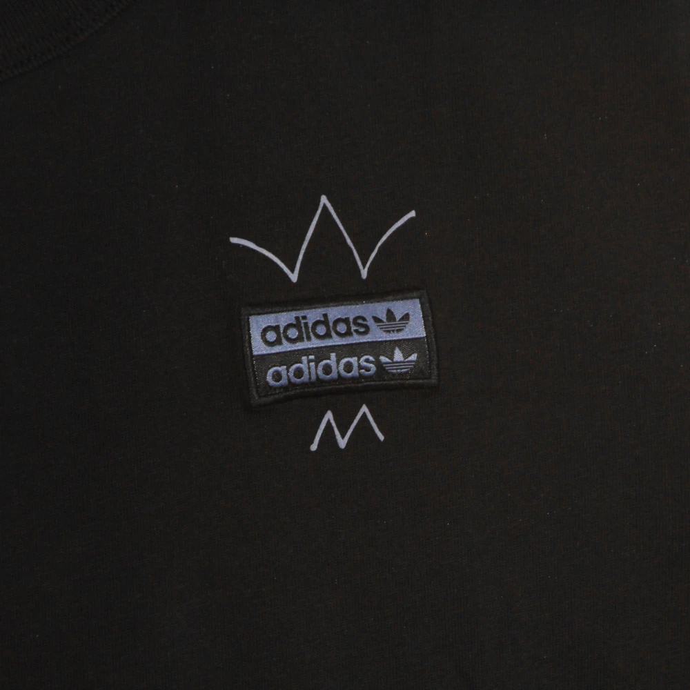 Adidas Abstract Trefoil Tee Zwart Heren T-shirt Black Heren