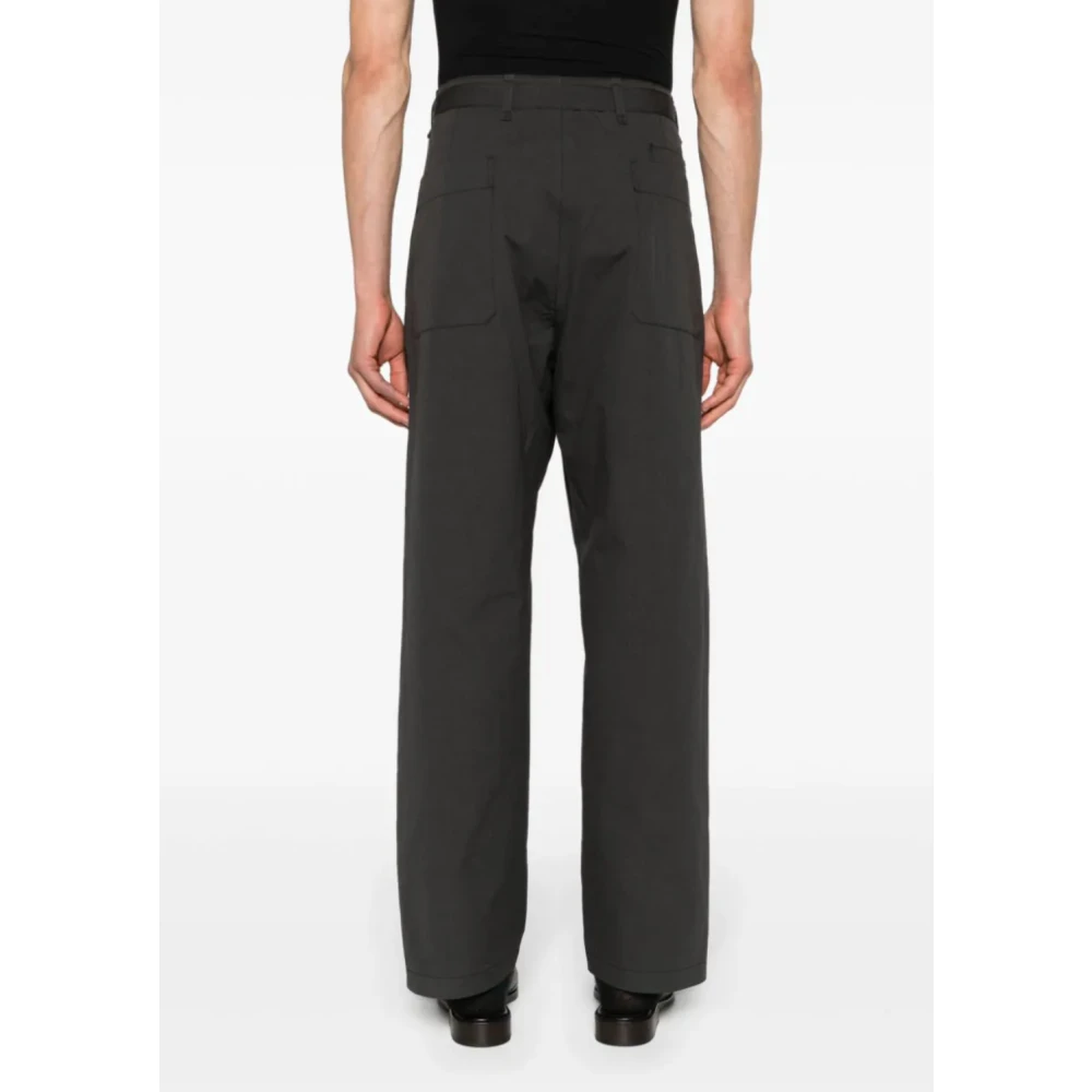 Lemaire Antraciet Bruine Riem Broek Brown Heren
