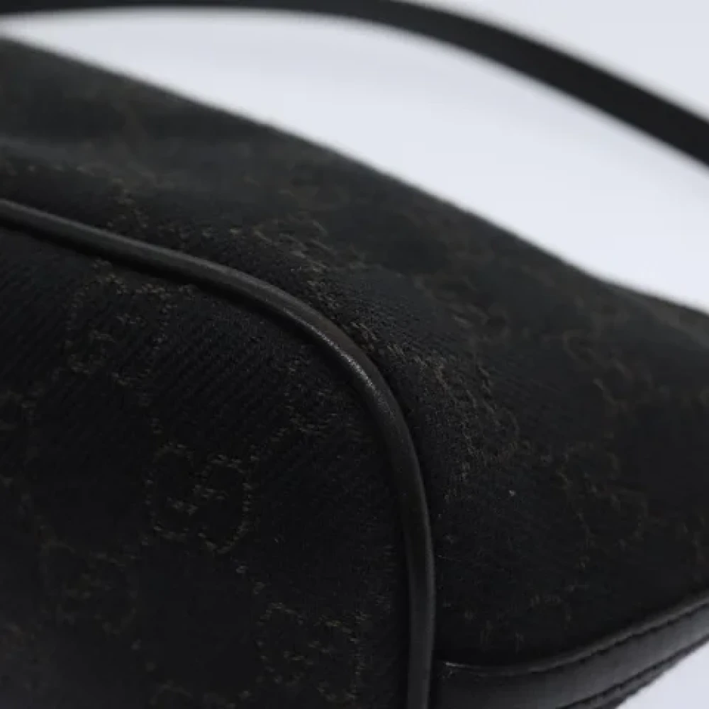 Gucci Vintage Pre-owned Canvas clutches Black Dames