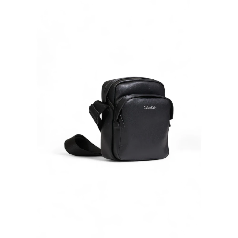 Calvin Klein Reporter Tas Herfst Winter Collectie Black Heren