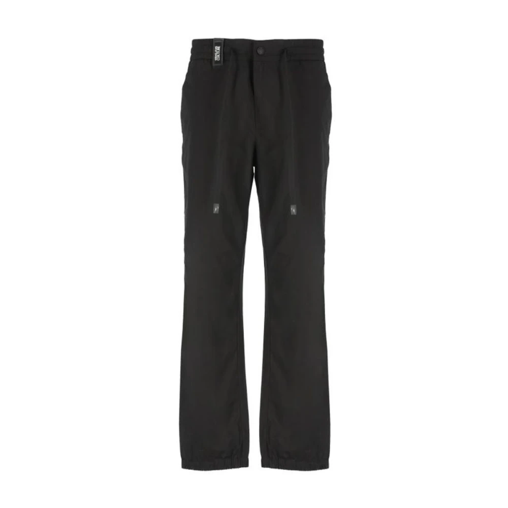 Versace Jeans Couture Men's Black Wide Trousers, S, Stylish Trousers For Everyday Wear