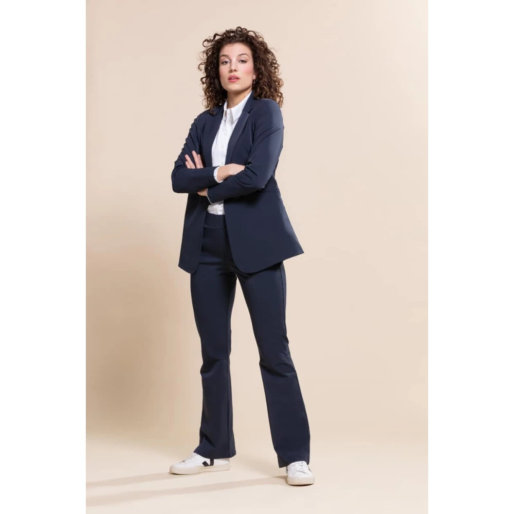 &Co Woman Blazer dames Stijlvol en tijdloos Blue Dames