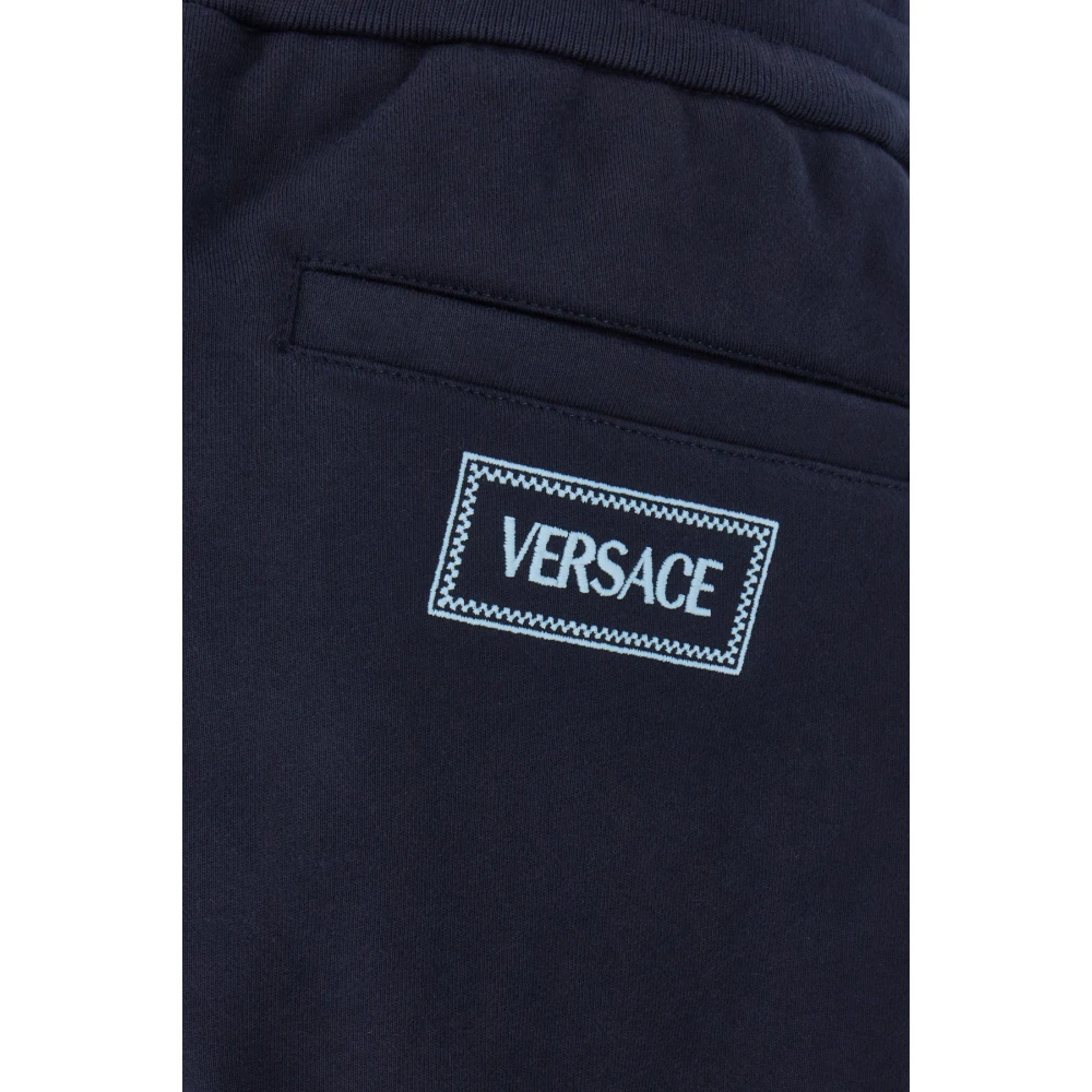 Versace Sweatpants Blue Heren