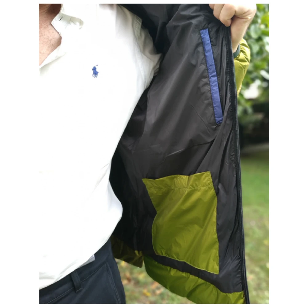 aeronautica militare Gewatteerde jas met capuchon Green Heren