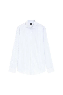 Slim Fit Randig Skjorta