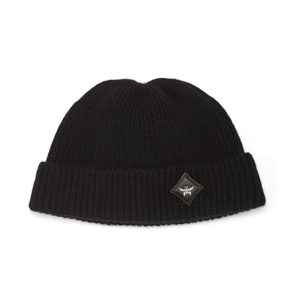 MCM Wollen muts Essential Black Unisex
