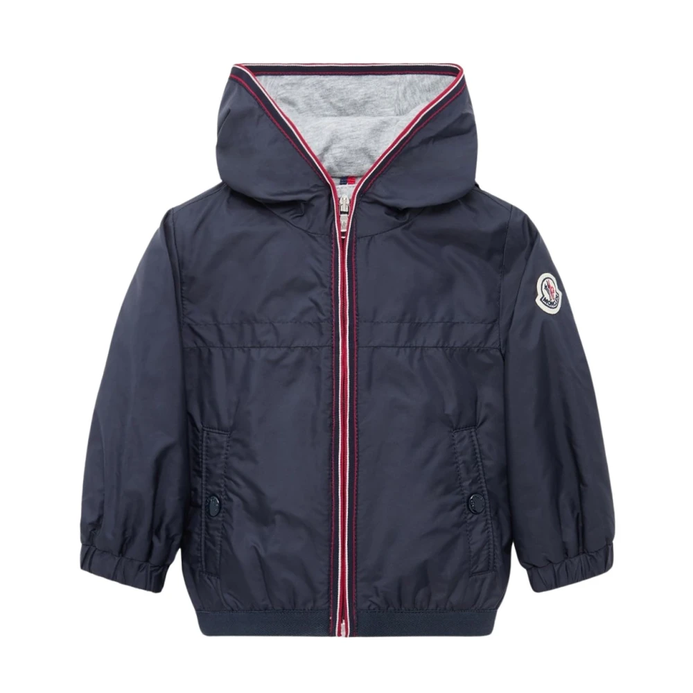 Moncler Blue Light Jackets, Unisex, 12 M, Hooded Light Jacket