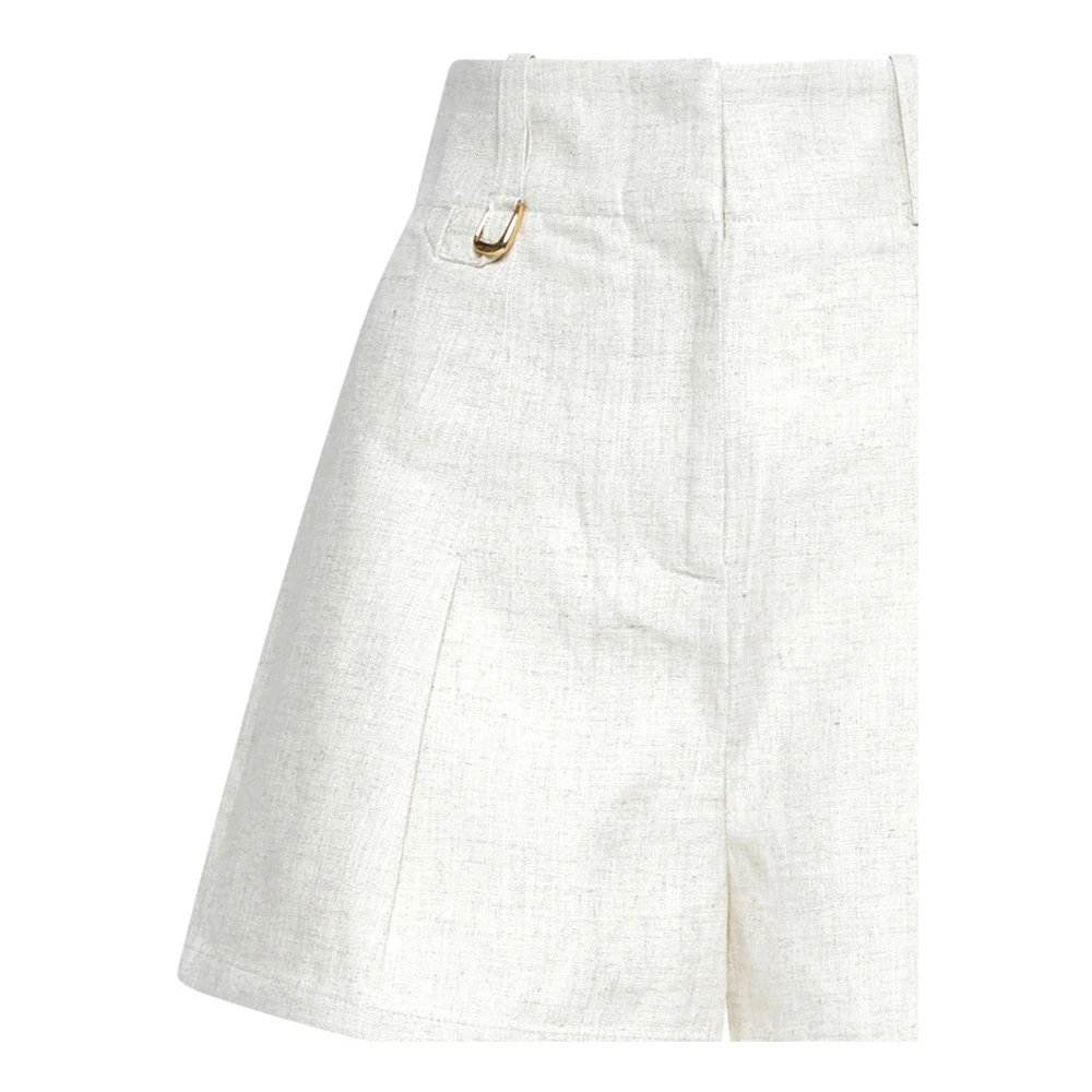 Jacquemus Beige Shorts Beige Dames