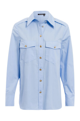 chemise-en-coton-avec-poches-et-epaulettes