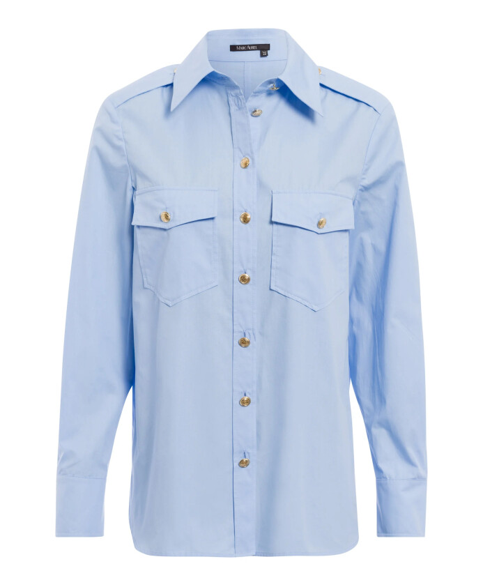 chemise-en-coton-avec-poches-et-epaulettes