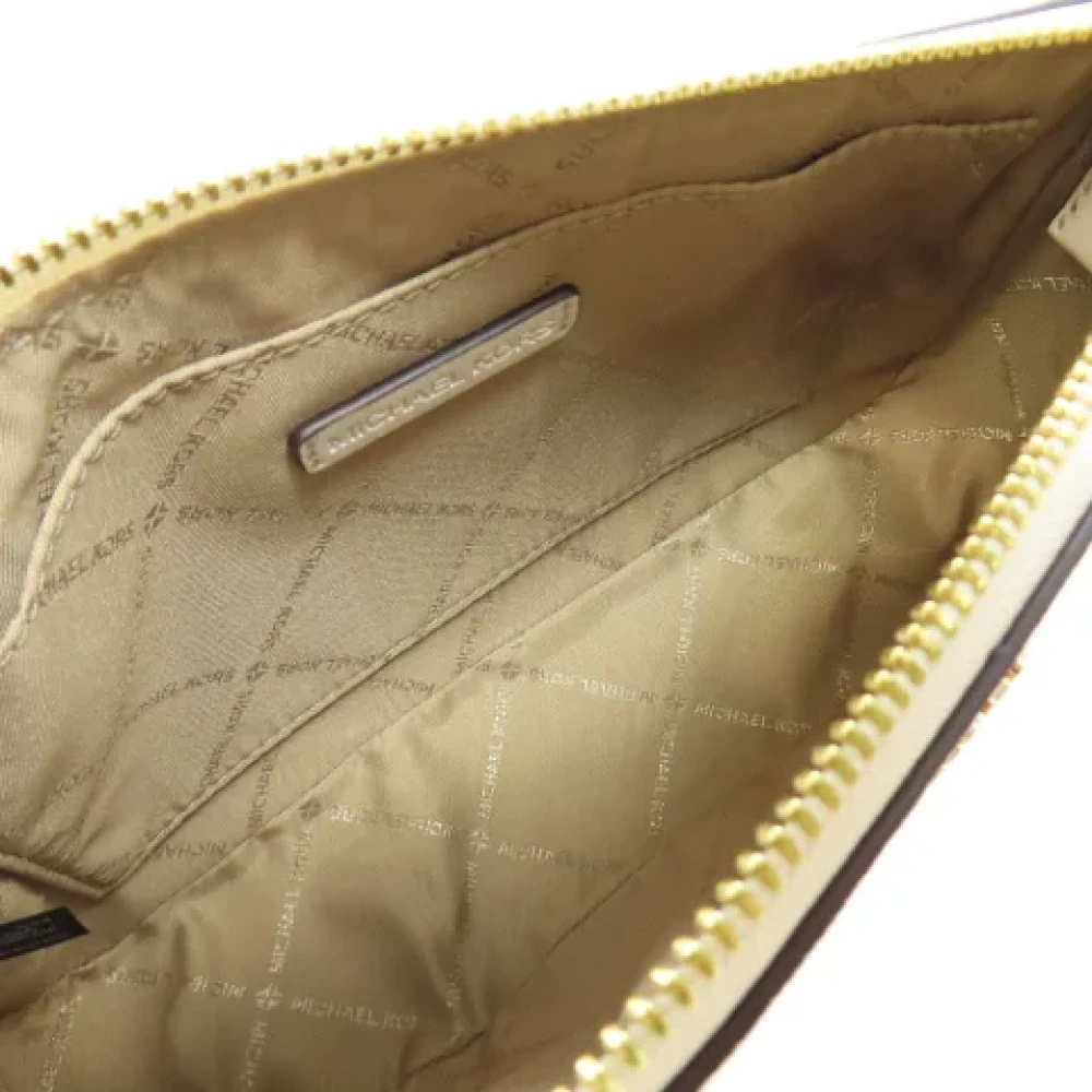 Michael Kors Pre-owned Leather shoulder-bags Beige Dames