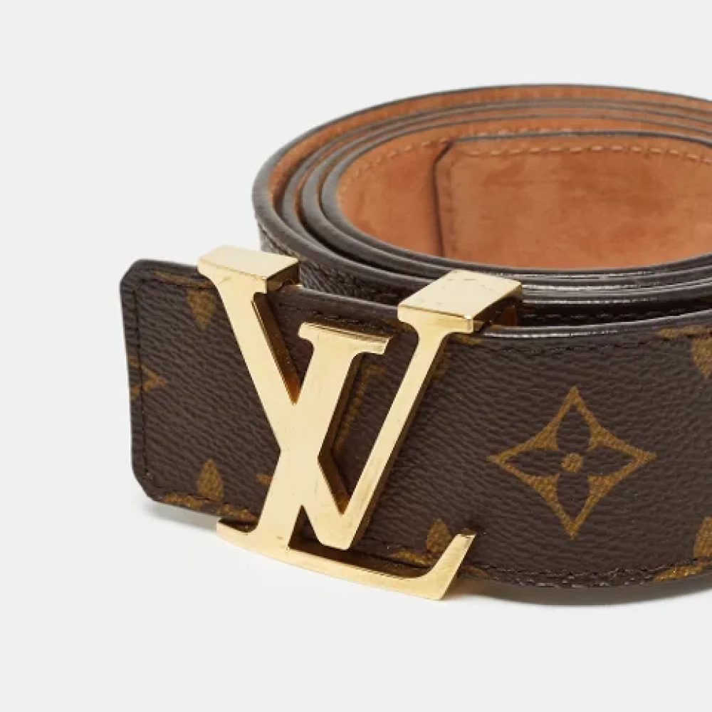 Louis Vuitton Vintage Pre-owned Coated canvas belts Brown Dames