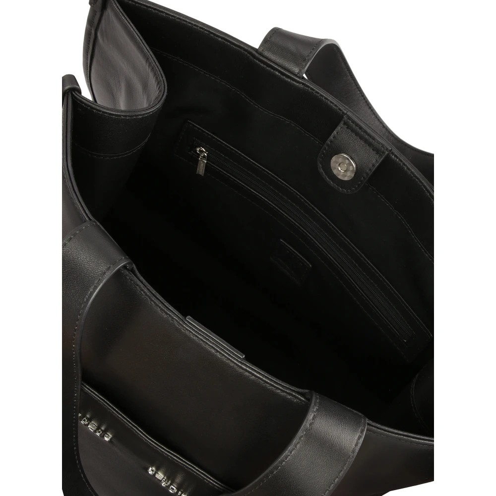 Kazar Studio Grote zwarte tote tas met etui Black Dames