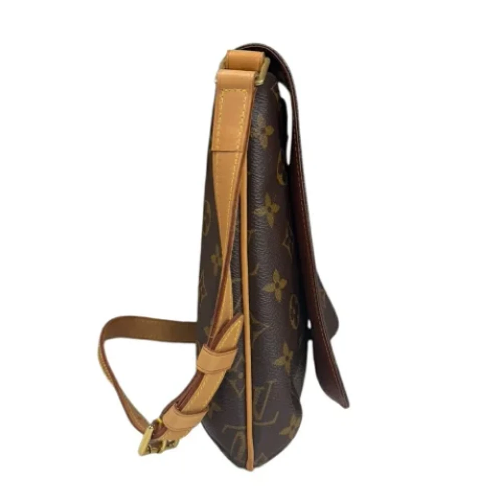 Louis Vuitton Vintage Pre-owned Canvas shoulder-bags Brown Dames