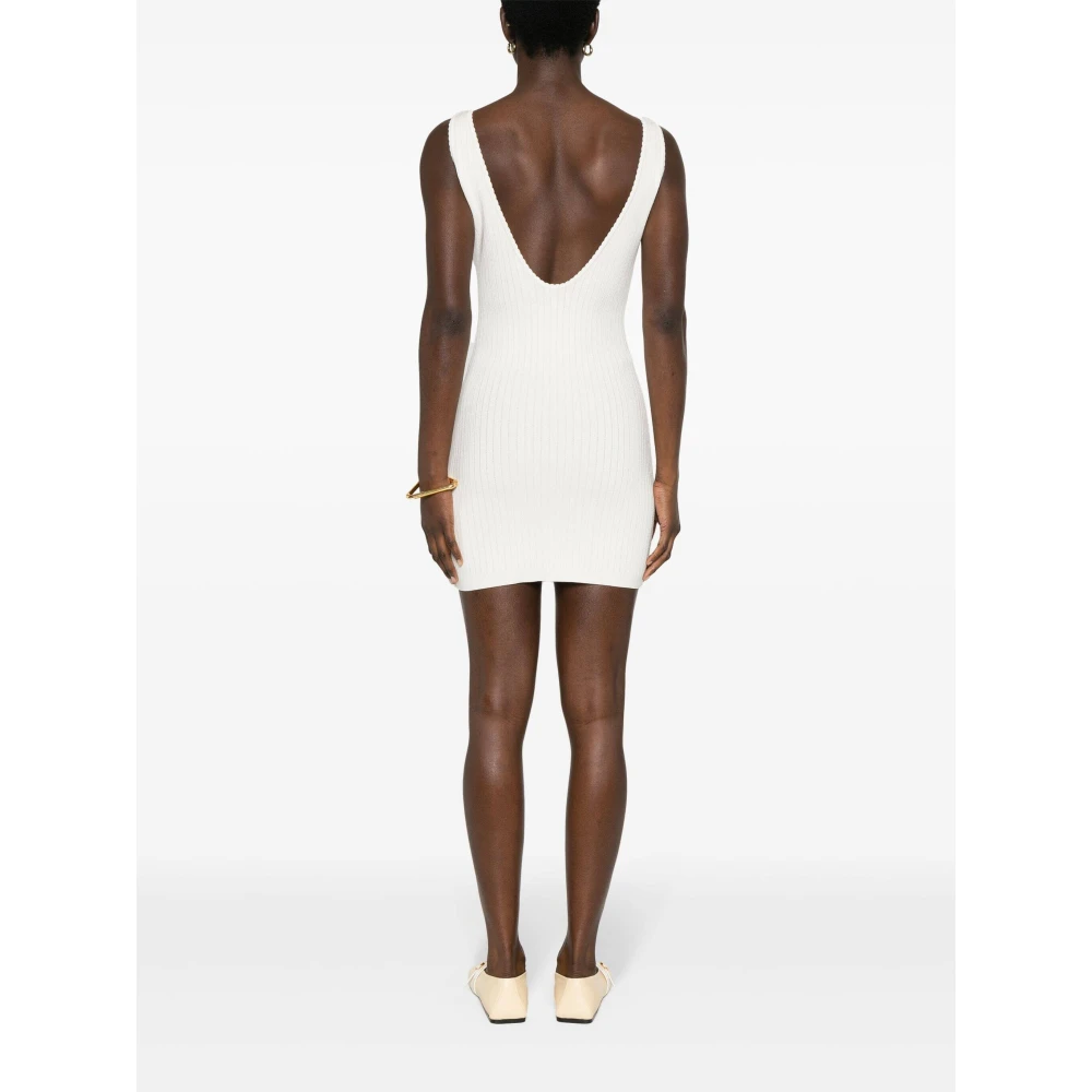 Jacquemus Knitted Dresses White Dames