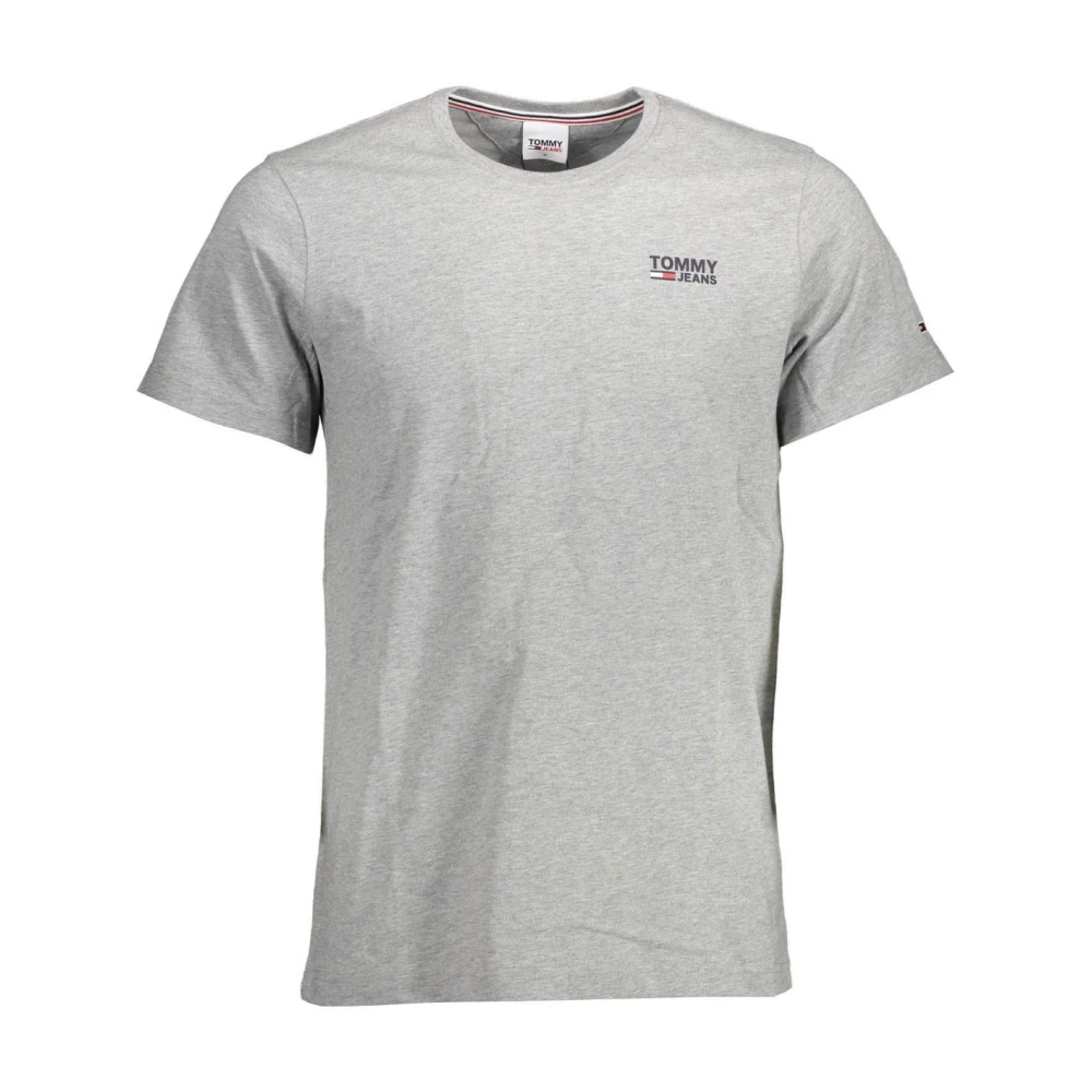 Tommy Hilfiger Klassisk passform Crew Neck T-shirt Gray, Herr