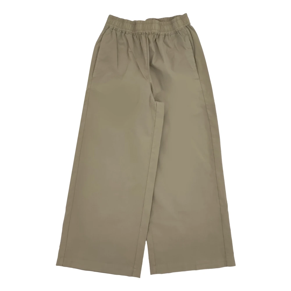 Aspesi Girls Green Trousers, 16 Y, Stretch Gabardine Leggings