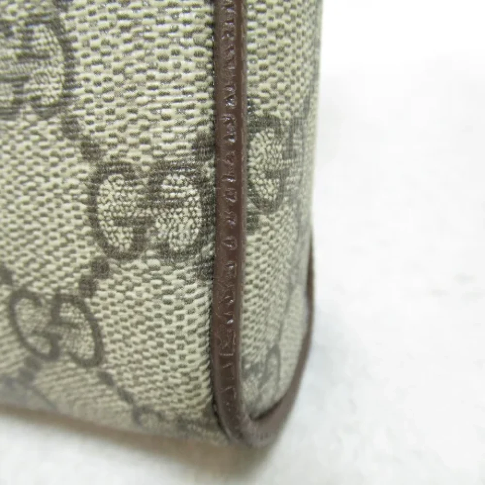 Gucci Vintage Pre-owned Canvas shoulder-bags Beige Dames