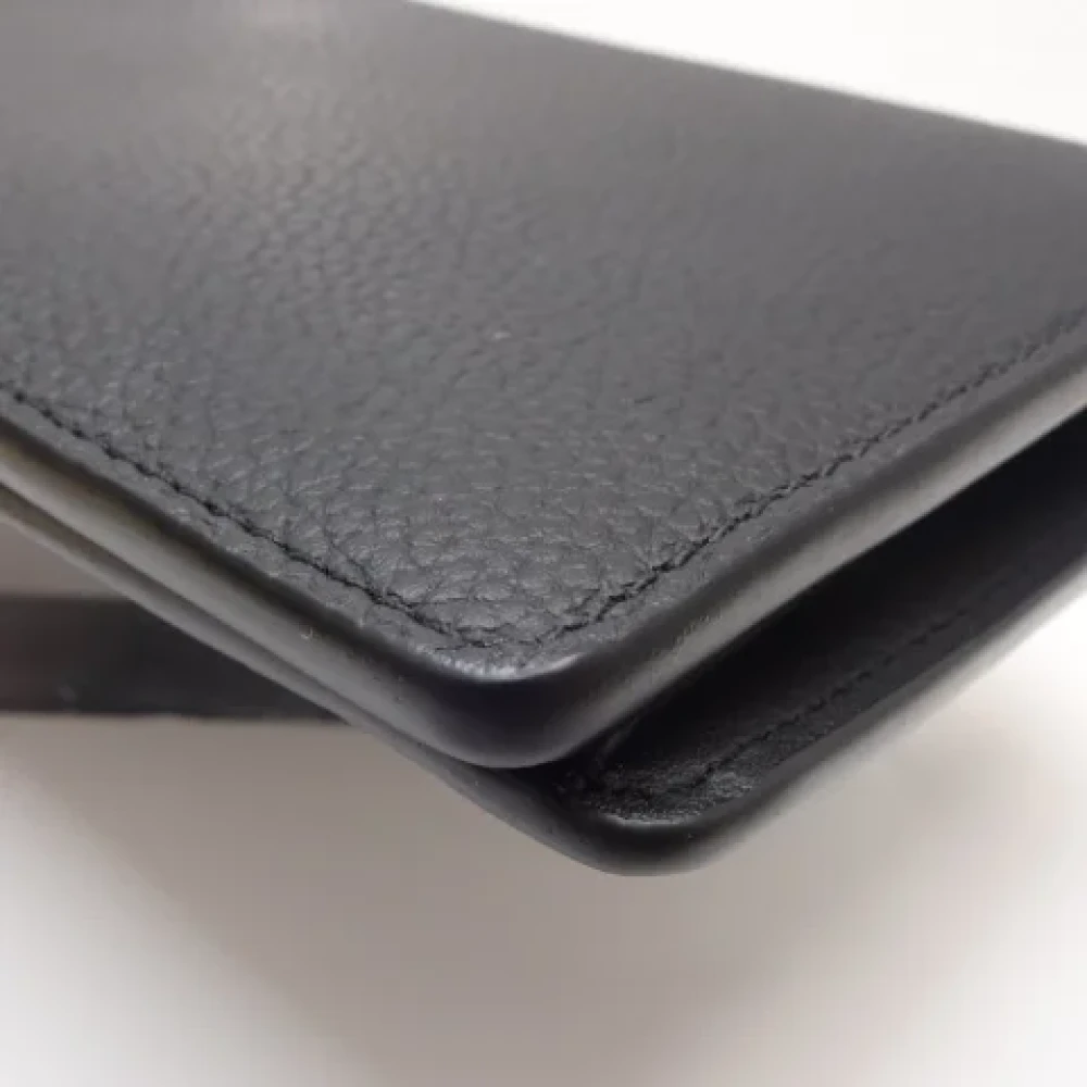Louis Vuitton Vintage Pre-owned Leather wallets Black Heren