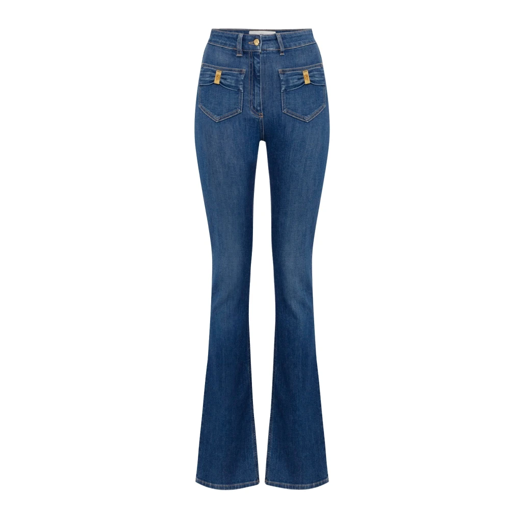 Jeans > Boot-cut Jeans - - Elisabetta Franchi - Modalova