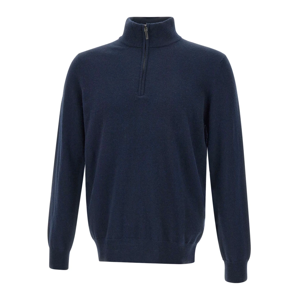 Kangra Men's Blue Midnight Wool Sweater