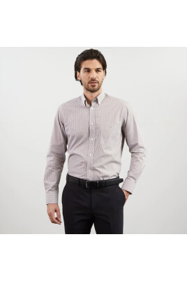 striped-beige-cotton-dobby-shirt