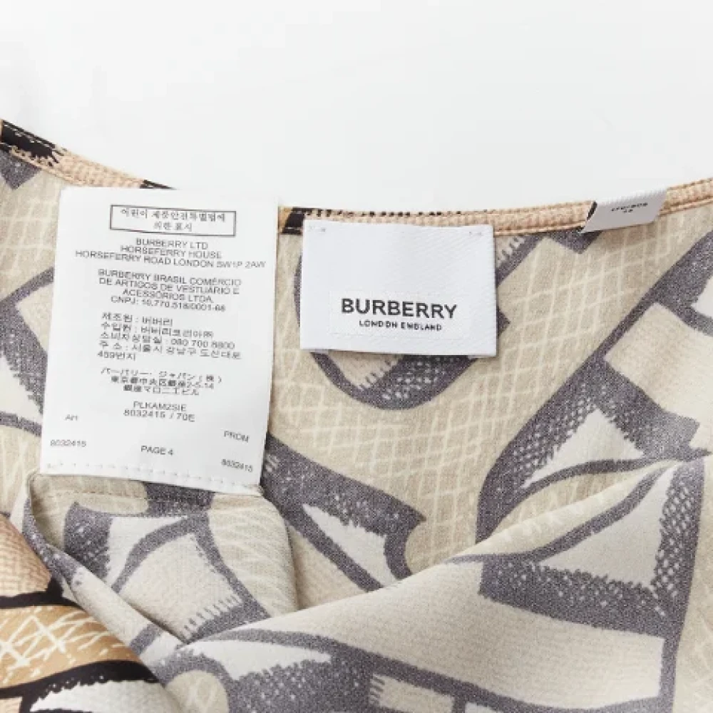 Burberry Vintage Pre-owned Fabric dresses Brown Dames