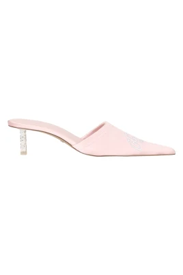 Cube Heel Mule