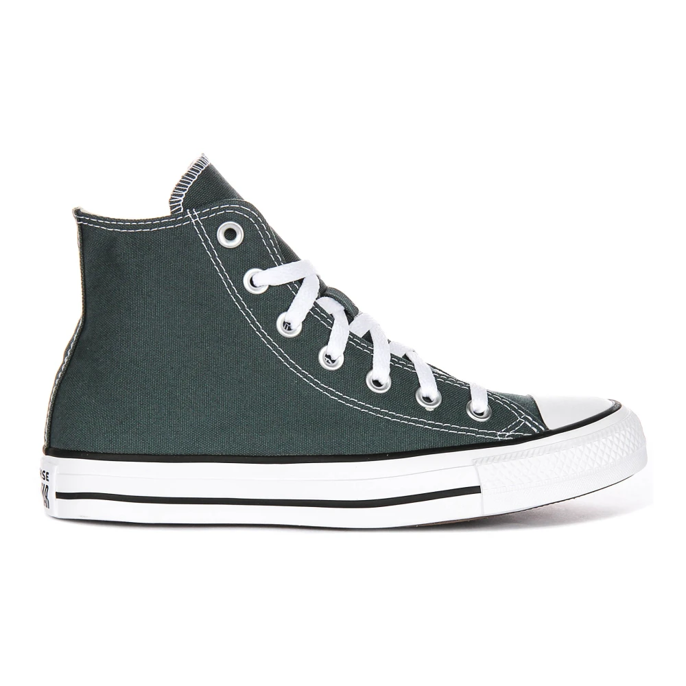 Converse Men's Green High Top Textile Trainers In - Sneakers - 3 Uk - Shoes