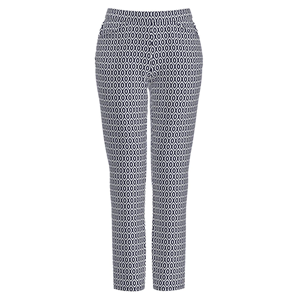 Frank Walder Stijlvolle Broek S51Hose Black Dames