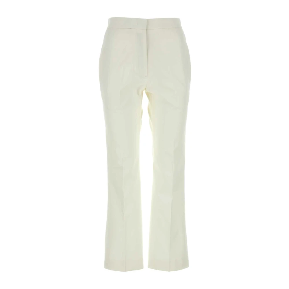 Jil Sander Women's White Cotton Pant