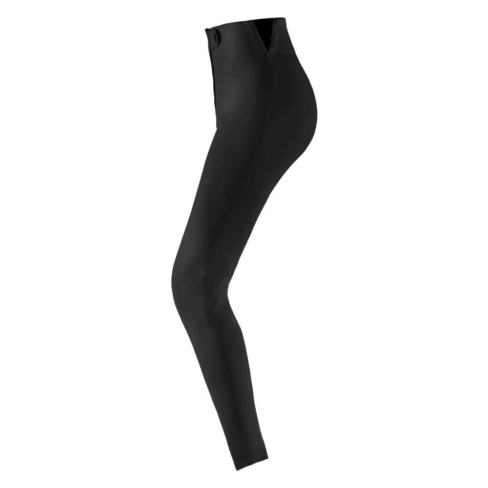 Roberta Tonini Zwarte Topaas Leggings Black Dames