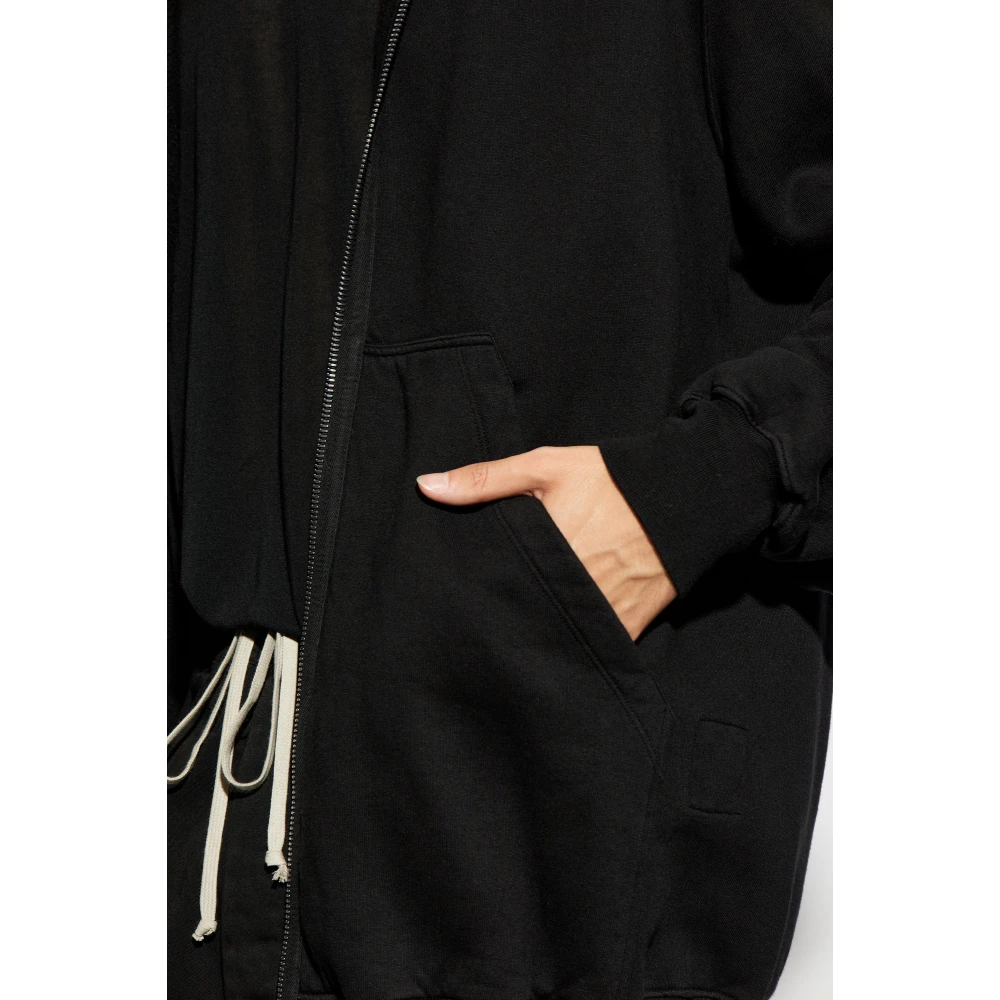 Rick Owens Sweatshirt Jumbo Gimb Black Heren