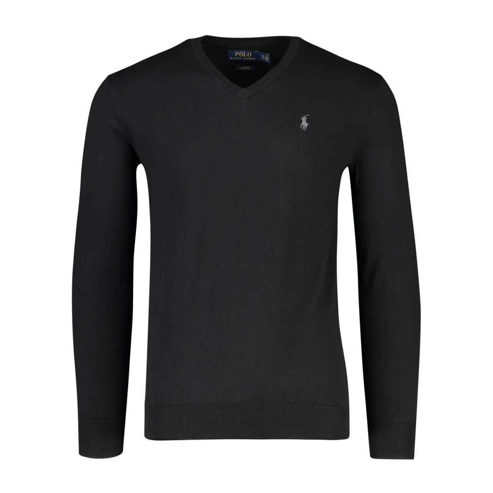 Polo Ralph Lauren Zwarte V-hals trui Black Heren