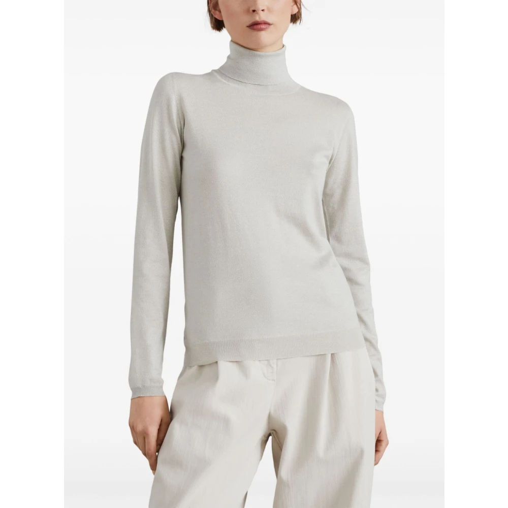 BRUNELLO CUCINELLI Luxe Sweaters Collectie Beige Dames